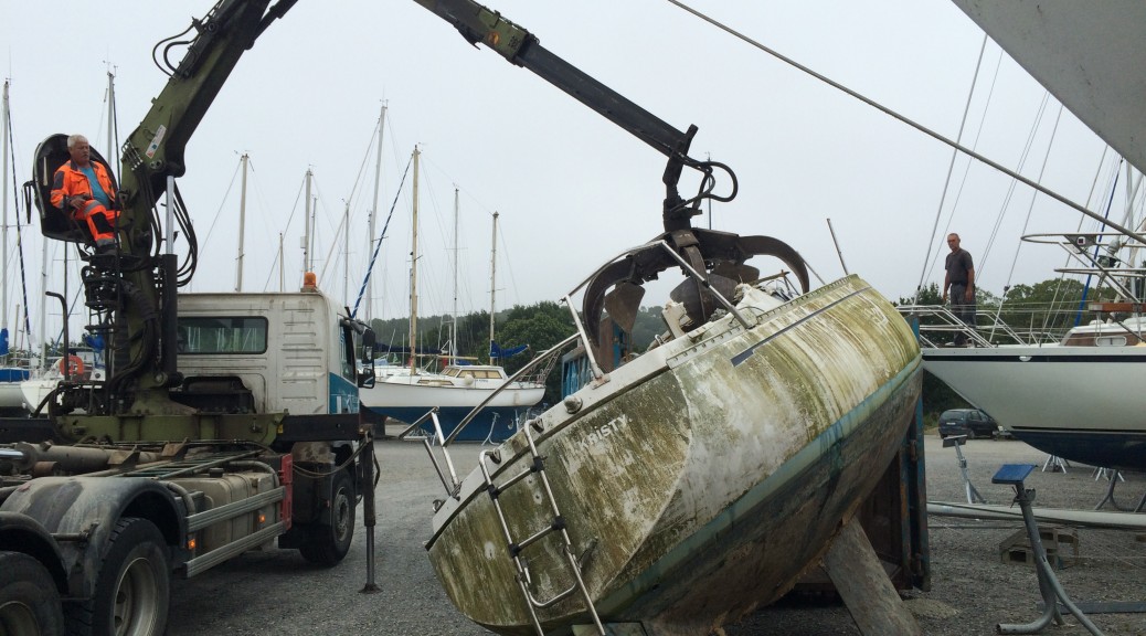 deconstruction bateau morbihan